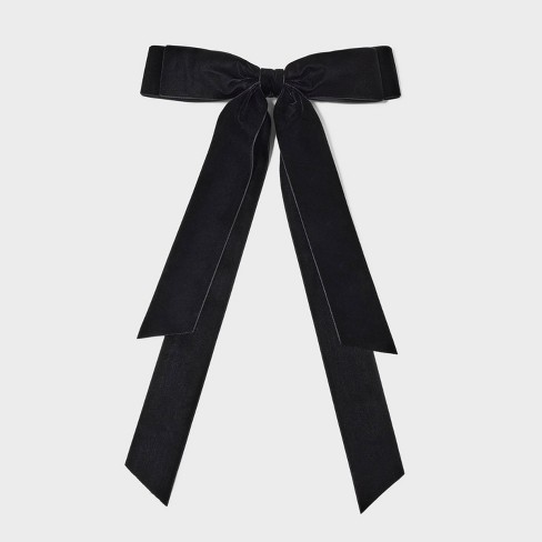 Black Velvet Ribbon (5/8 x 10 yards)-VEL1-BK