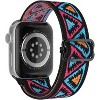 Worryfree Gadgets Stretchy Nylon Band for Apple Watch 38/40/41mm, 42/44/45mm iWatch Series 8 7 6 5 4 3 2 1 &SE - image 2 of 3