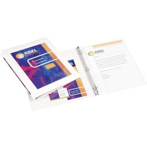 Avery Heavy-Duty Framed View 3 Ring Binder, 0.5" Slant Rings, 1 White Binder (68052) - 1 of 4