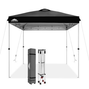 EAGLE PEAK 8x8ft Pop Up Canopy Tent Instant Outdoor Canopy with Wheeled Bag - 1 of 4