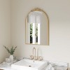 Flash Furniture Esme Traditional Arched Wall Mirror with Baroque Detail - Large Accent Mirror for Bathroom, Entryway, Dining Room, & Living Room - 2 of 4