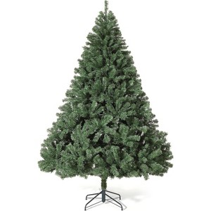 TackView Artificial Christmas Tree, Lifelike Spruce Holiday Xmas Tree, Hinged Branch Design, Foldable Metal Stand, for Holiday Decor - 1 of 4