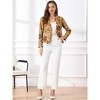 INSPIRE CHIC Women's Notched Lapel Open Front Business Casual Blazer - 3 of 4