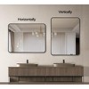 Lycvki 24x36 Inch Metal Framed Rectangular Bathrrom Mirror for Wall. - 4 of 4