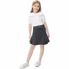 Girls 2025 Skirts Middle Waist Pleated Skirt for Girl Gray 140 - 2 of 3