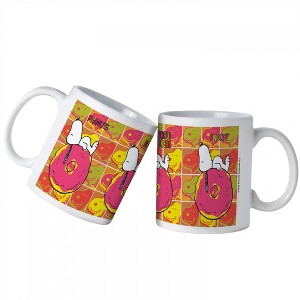 Adult Peanuts Snoopy Doughnut Break 11 oz. Ceramic Mug - 1 of 1
