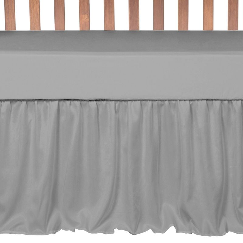 Trend Lab Simply Gray Baby Nursery Crib Bedding Set - 3pc, 5 of 9
