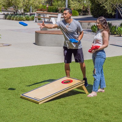 Tournament Edition Regulation Cornhole Game Set with Dual Side Bean Bags