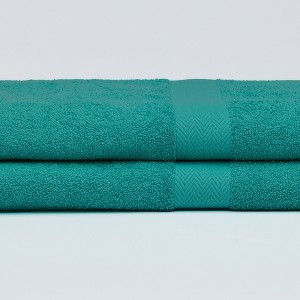 Lintex Linens Deluxe 2-Piece Cotton Bath Sheet Set – Ultra-Soft, Highly Absorbent 34" x 68" Spa-Size Towels in 15 Vibrant Colors - 1 of 3
