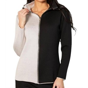 Women's Zip Cardigan - Angel Apparel - 1 of 2