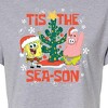 Women's - SpongeBob SquarePants - Tis The Season Cropped Graphic T-Shirt - 2 of 4