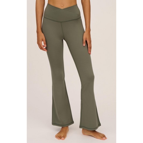 Yogalicious Women's Lux Willow Crossover Boot Cut Pants