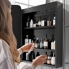 PexFix 28"x20" LED Surface Mount Medicine Cabinet Bathroom Mirror Black - 4 of 4