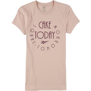 Reebok Womens Cake Today Squat Tomorrow Graphic T-Shirt - 1 of 2