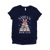 Santa's Book Club - Women's Short Sleeve Tee - 2 of 4