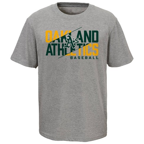 MLB Oakland Athletics Boys' Poly T-Shirt - S