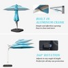 Kumasinova 360° Rotation Offset Patio Umbrella,Outdoor Umbrella with Hydraulic Lift,Beach Umbrella with Adjustable Tilt,Outdoor Umbrellas for Patio - 3 of 4