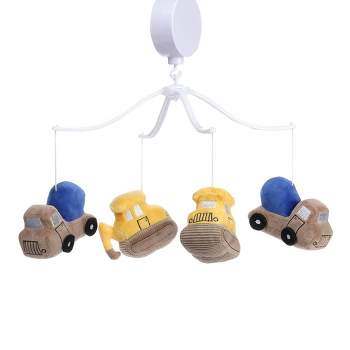 Bedtime Originals by Lambs & Ivy Construction Zone Musical Baby Crib Mobile