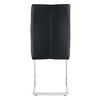NicBex Luxury Arch Dining Chairs, Faux Leather High Resilience with Silver Metal Legs, Side Chairs for Kitchen Office - 3 of 4
