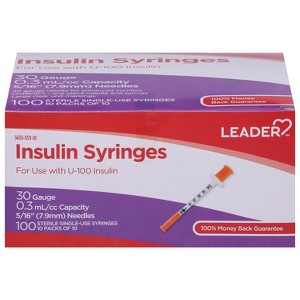 Leader Insulin Syringes 10 ea - 1 of 4