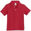City Threads Boys Soft Cotton Jersey 2-Button Short Sleeve Polo Shirt - USA-Made - 3 of 4