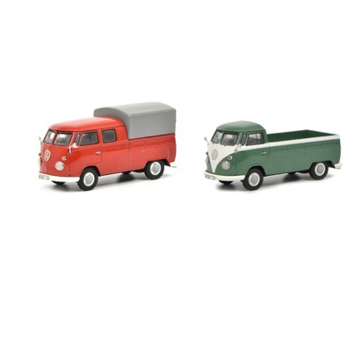 "Volkswagen T1b" Set of 4 pieces 1/43 Diecast Models by Schuco