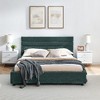 CAVINAS Queen Size Cushioned Bed Frame, Comfortable Upholstered Platform Beds with Headboard and Solid Bed Frame - 3 of 4