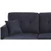 Sectional Sofa Bed, Dark Blue - 4 of 4