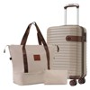 Vynxaria 3PC Airline-Compliant Carry-On Set: Hardside Suitcase, Weekender Bag, Toiletry Bag, TSA Lock, Silent Spinner Wheels - 2 of 4