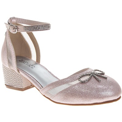 Badgley Mischka Dress Shoes Girls - Elegant Sparkle Formal Occasion Fashion Forward Comfort Fit (Little Kid – Big Kid)