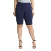 Rekucci Curvy Woman Ease into Comfort Pull-On Modern City Shorts with Tummy Control and Real Pockets - 4 of 4