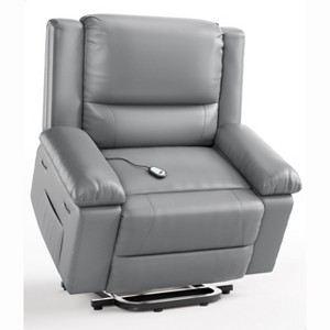 GOCAPTAIN PU Leather Lift Recliner for Elderly & Mobility Impaired, Adjustable Back and Legs, Heavy Duty Lift Chair for Seniors - 1 of 4