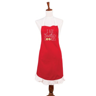 C&F Home I Ate Santa's Cookies Embroidered Apron