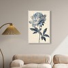 Art Remedy Delicate Blue Flower Minimalistic Botanical and Floral Art Prints Framed - 2 of 4