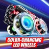 Joyfy 3PCS Monster Friction-Powered Truck Toy, Light-Up Toy Truck with Flashing LED Wheel, Easter Birthday Gift for Toddlers Boys Girls Ages 2 3 4 5 6 - 2 of 4