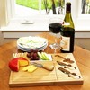 Picnic at Ascot Personalized Engraved Premium Bamboo Charcuterie Board with Cheese knives & Ceramic Dish - image 4 of 4