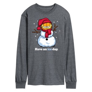 Men's - Garfield - Have An Ice Day Long Sleeve Graphic T-Shirt - 1 of 4