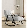 CAVINAS Rocking Chair with Adjustable High Back and Foot Rest Moderen Accent Chair Lounge Chair for Living Room - 4 of 4