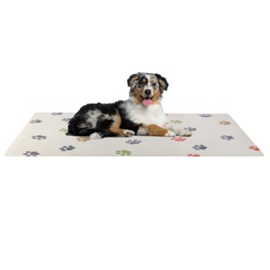 Dog Mat Large and XL, Paw Prints - 1 of 4