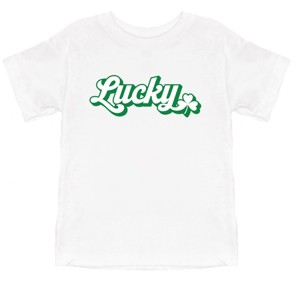 The Juniper Shop Lucky Outline Toddler Short Sleeve Tee - 1 of 4