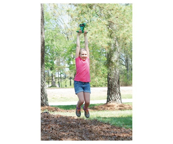 Adventure Parks Zip Line Fun ZL70 Zip Line - 70' (Green Trolley)