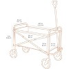 Unbanmax Collapsible Folding Heavy Duty Utility Wagon - 4 of 4