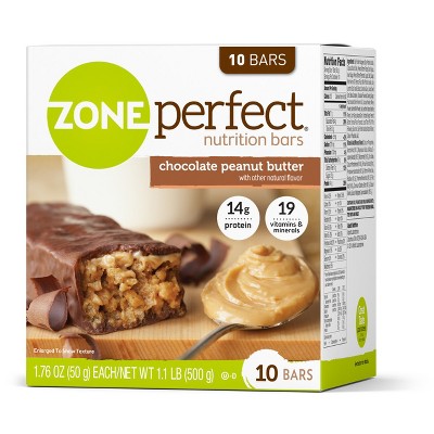 ZonePerfect Protein Bar Chocolate Peanut Butter - 10 ct/17.6oz_0