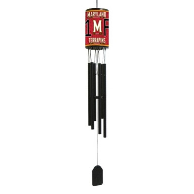 NCAA Wind Chime, #1 Fan with Team Logo - Maryland Terrapins