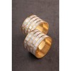Jardin White Pearl Napkin Rings, Set of 6 - 4 of 4