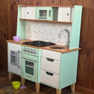 Mid century cheap modern play kitchen