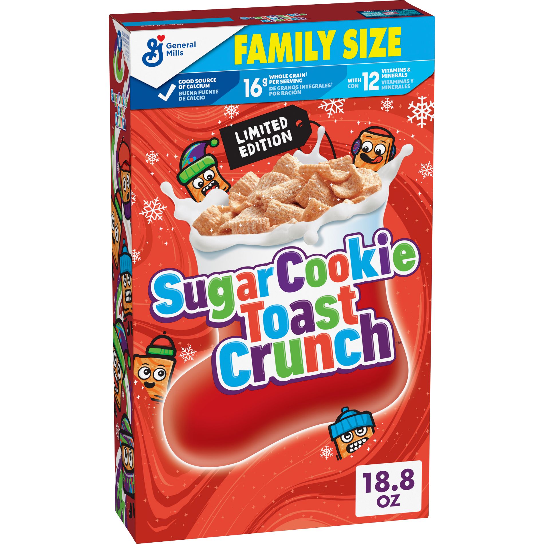 Cinnamon Toast Crunch Sugar Cookie Toast Crunch Family Size Breakfast Cereal - 18.8oz
