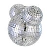 Cody Foster 3.0 Inch Disco Mouse Ears Christmas Tree Ornament , Christmas Decor Retro Looking Reflective (1PC) - 4 of 4