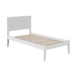 Platform Bed - Solid Hardwood Design, Open Footboard - Sturdy Wood Frame for Bedrooms - 1 of 4