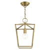 Livex Lighting Devonshire 1 - Light Pendant in  Antique Brass - 2 of 4